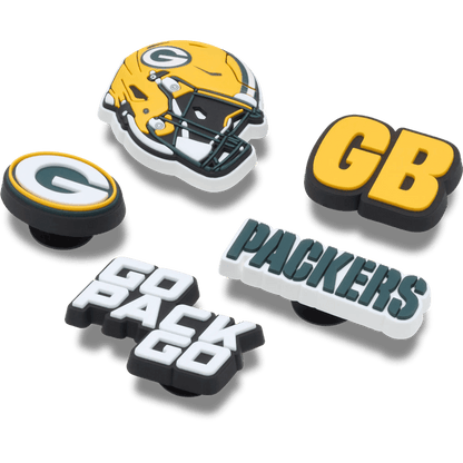 NFL Green Bay Packers 5 Pack Jibbitz Shoe Charm | Crocs sale