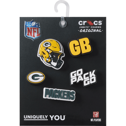 NFL Green Bay Packers 5 Pack Jibbitz Shoe Charm | Crocs sale