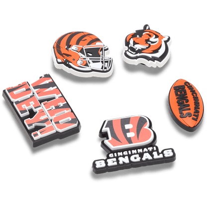 NFL Cincinnati Bengals 5 Pack Jibbitz Shoe Charm | Crocs for sale