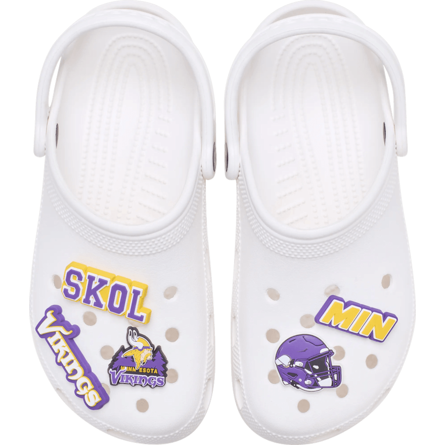 NFL Minnesota Vikings 5 Pack Jibbitz Shoe Charm | Crocs on sale