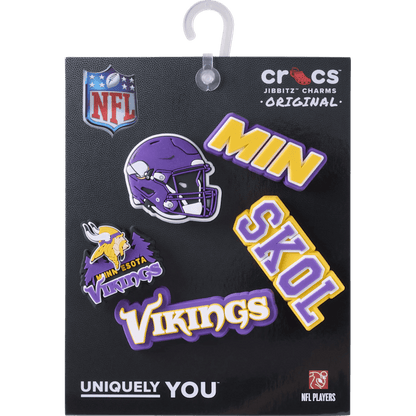 NFL Minnesota Vikings 5 Pack Jibbitz Shoe Charm | Crocs on sale