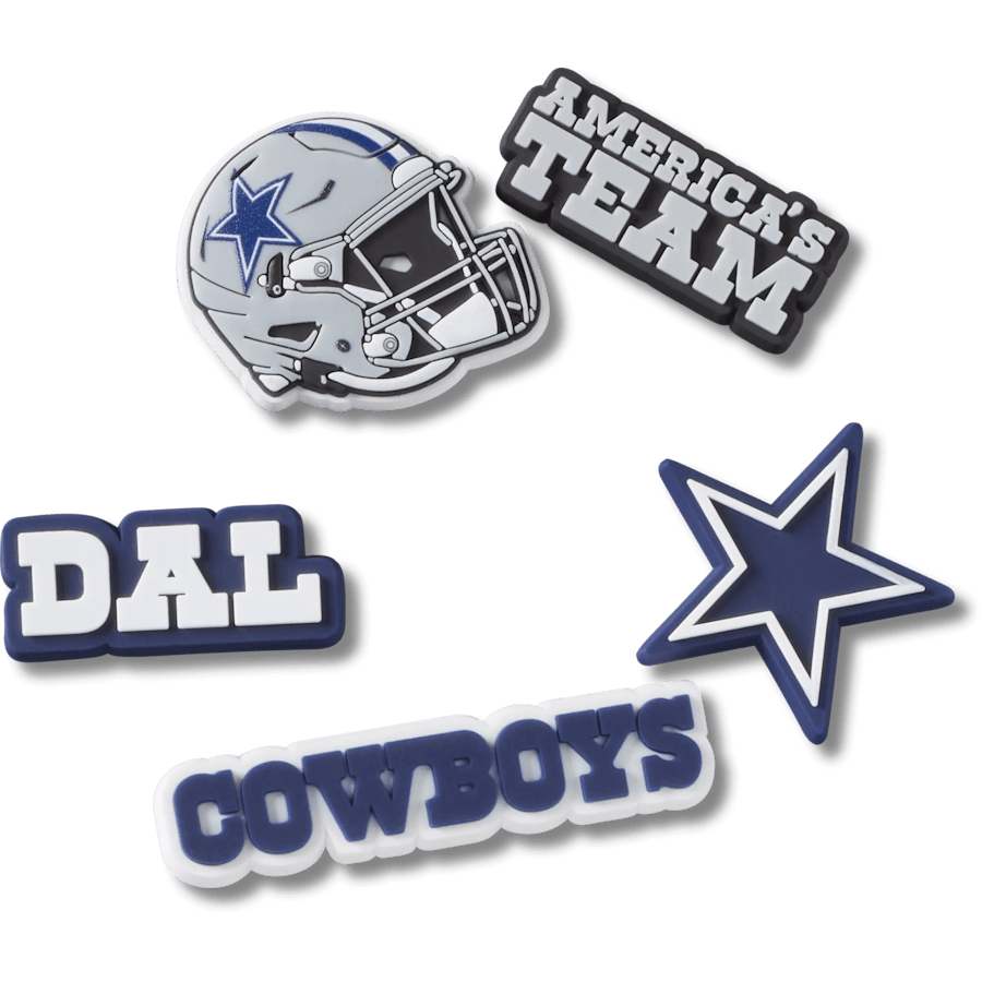 NFL Dallas Cowboys 5 Pack Jibbitz Shoe Charm | Crocs sale