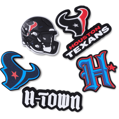 NFL Houston Texans 5 Pack Jibbitz Shoe Charm | Crocs sale