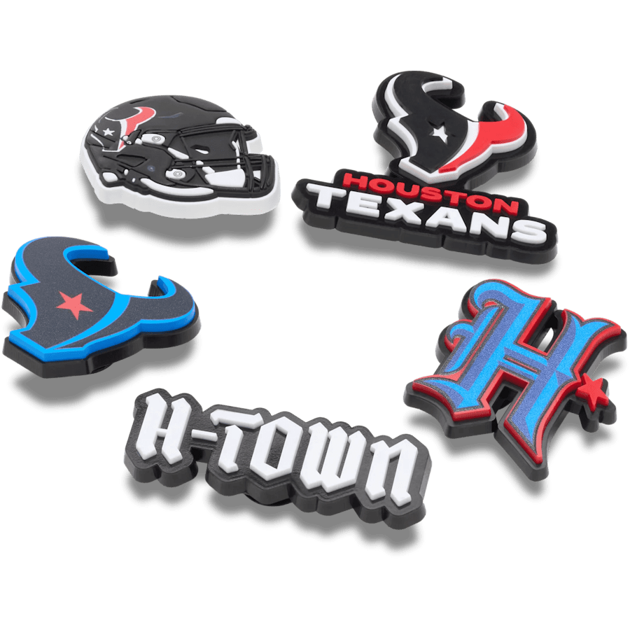 NFL Houston Texans 5 Pack Jibbitz Shoe Charm | Crocs sale