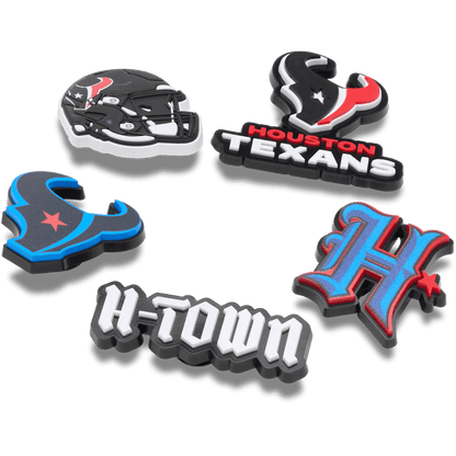 NFL Houston Texans 5 Pack Jibbitz Shoe Charm | Crocs sale