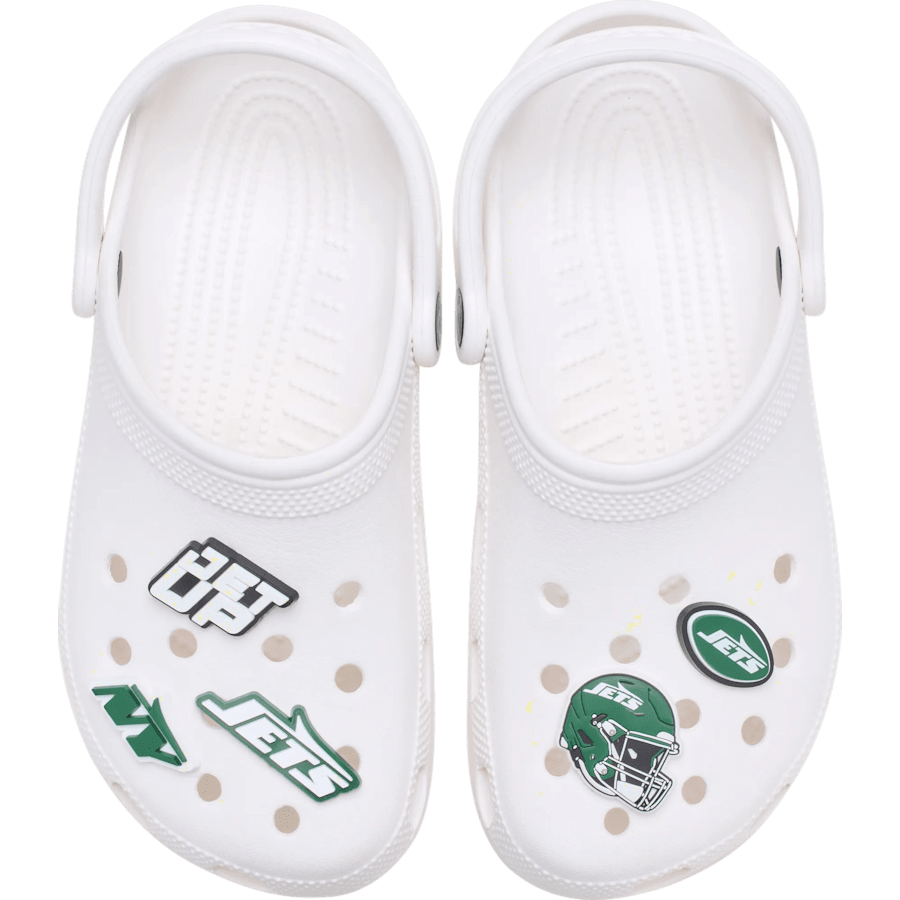 NFL New York Jets 5 Pack Jibbitz Shoe Charm | Crocs sale