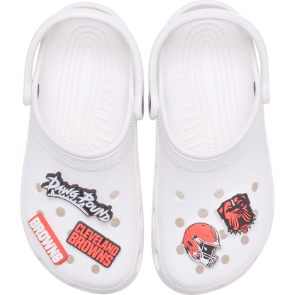 NFL Cleveland Browns 5 Pack Jibbitz Shoe Charm | Crocs for sale