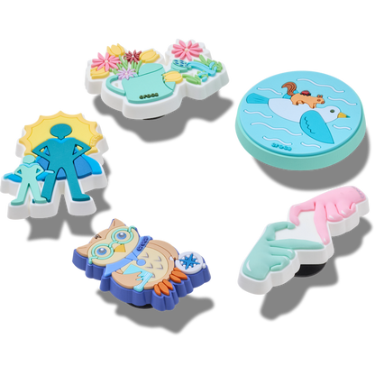 Got Your Back 5 Pack Jibbitz™ charms | Crocs online