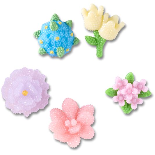 Beaded Flowers 5 Pack Jibbitz™ charms | Crocs sale