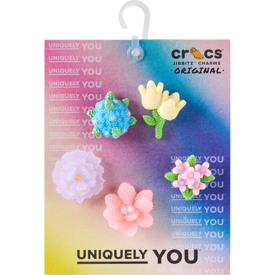 Beaded Flowers 5 Pack Jibbitz™ charms | Crocs sale