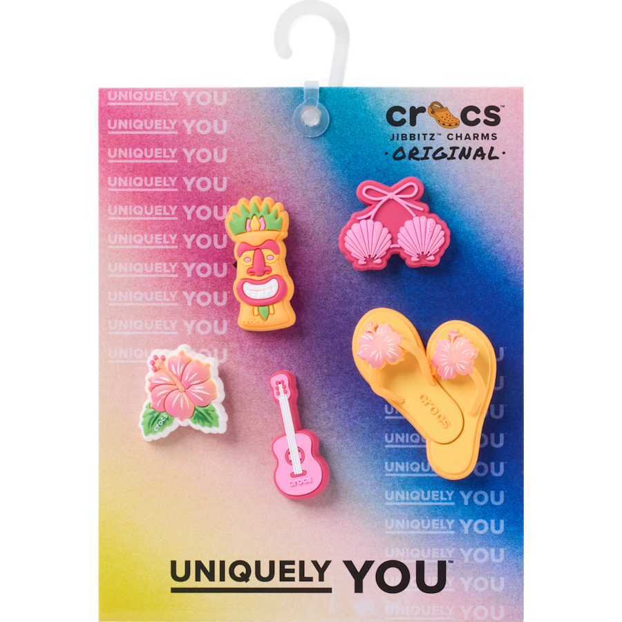 Tiki Vacation 5 Pack Jibbitz™ charms | Crocs on sale