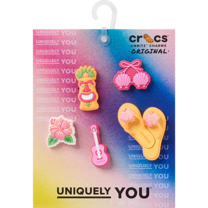 Tiki Vacation 5 Pack Jibbitz™ charms | Crocs on sale