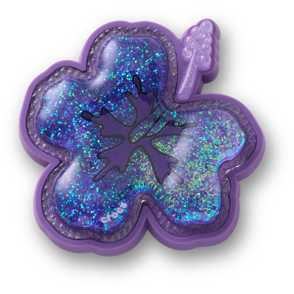 Squish Purple Hibiscus Jibbitz™ charms | Crocs outlet