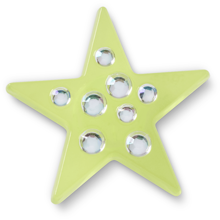 Green Gem Star Jibbitz™ charms | Crocs outlet