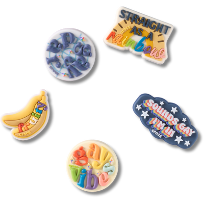 Irreverent Pride 5 Pack Jibbitz™ charms | Crocs sale