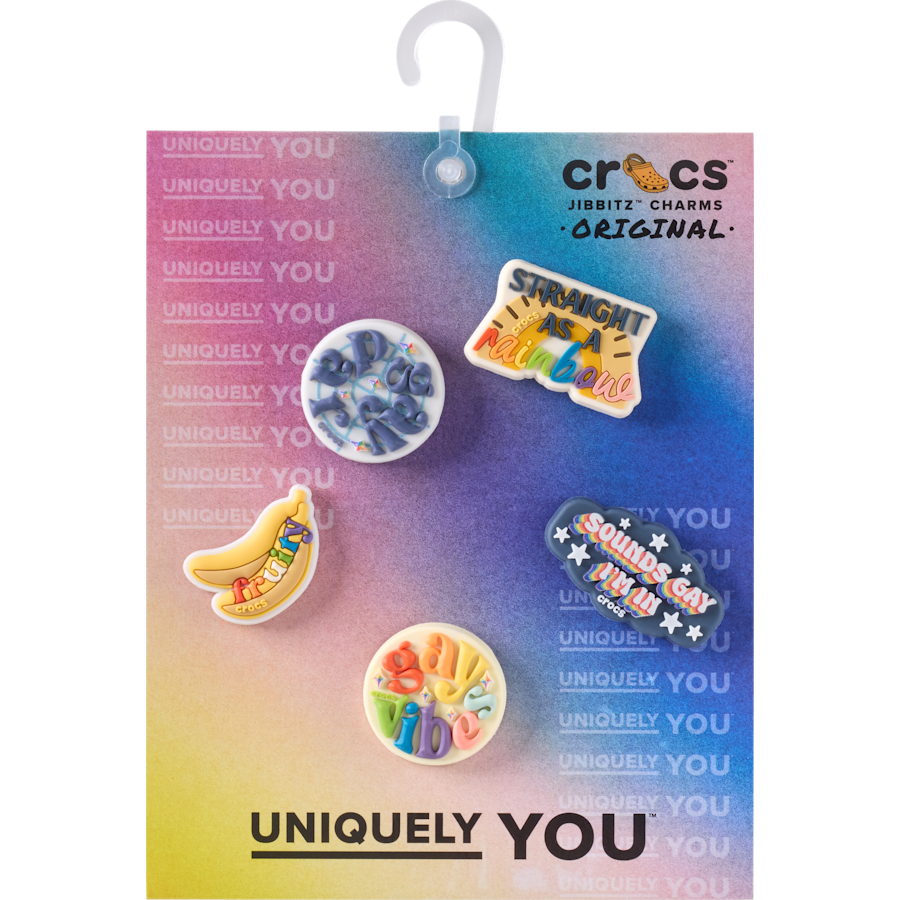 Irreverent Pride 5 Pack Jibbitz™ charms | Crocs sale