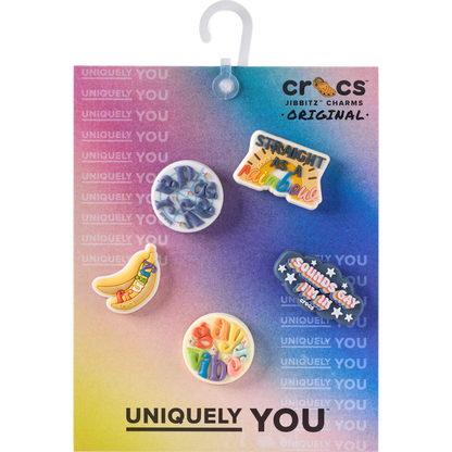 Irreverent Pride 5 Pack Jibbitz™ charms | Crocs sale