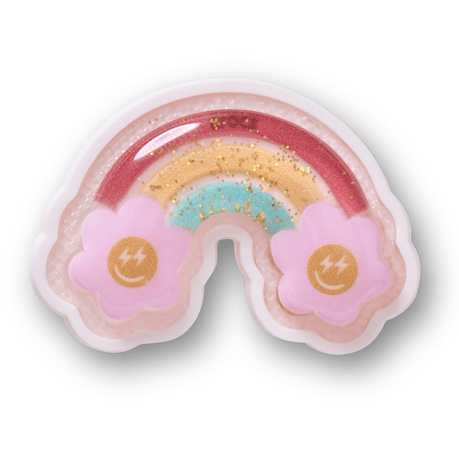 Squish Filled Daisy Rainbow Jibbitz™ charms | Crocs outlet
