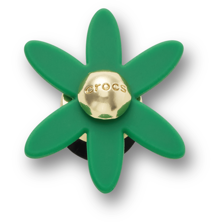 Retro Green Spinner Flower Jibbitz™ charms | Crocs discount