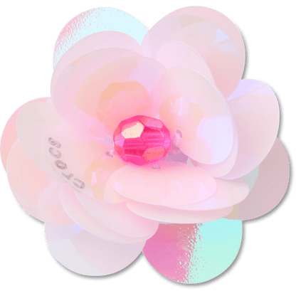 Sequin Pink Flower Jibbitz™ charms | Crocs outlet