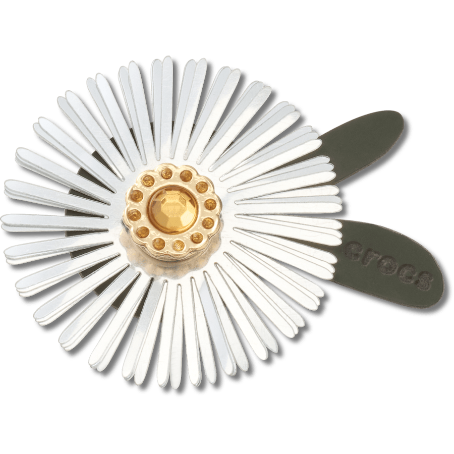 Silver Sequin Flower Jibbitz™ charms | Crocs online