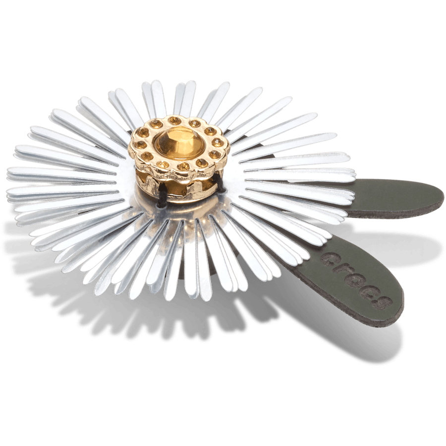 Silver Sequin Flower Jibbitz™ charms | Crocs online