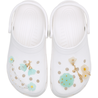 Blue Dainty Floral 5 Pack Jibbitz™ charms | Crocs on sale