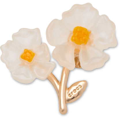 White Floral Blossom Jibbitz™ charms | Crocs on sale