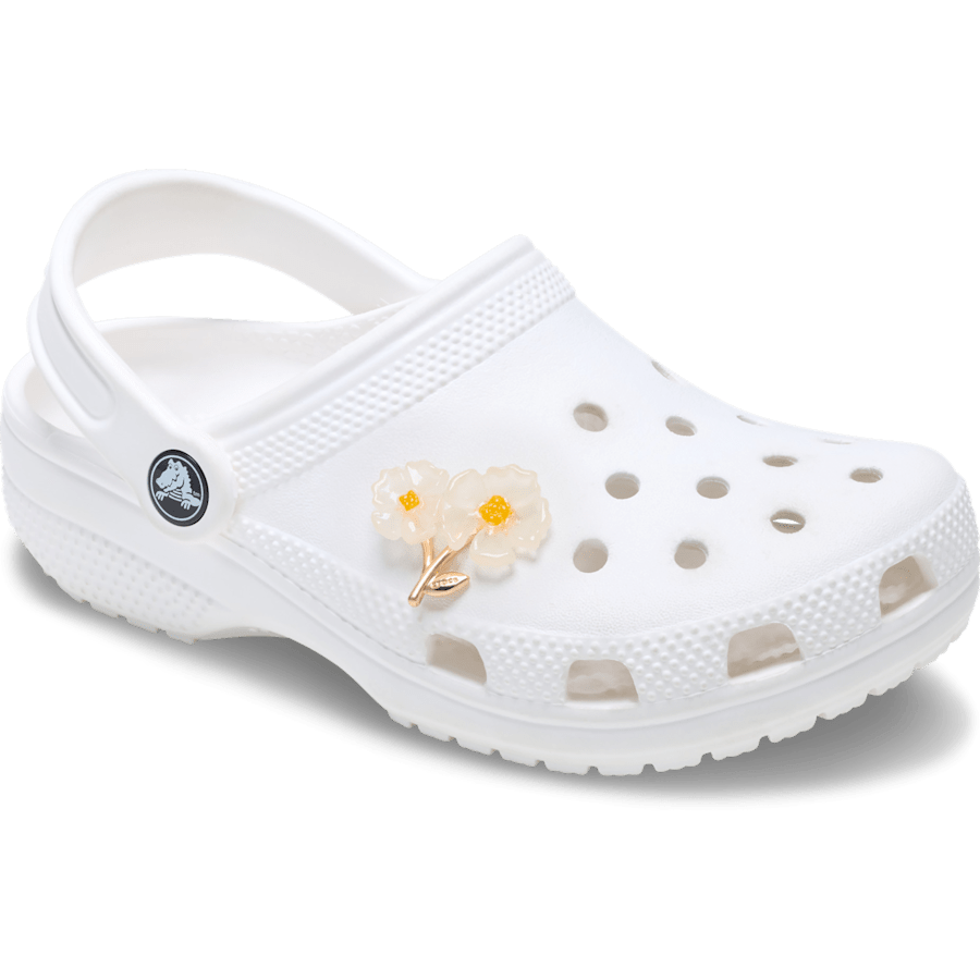 White Floral Blossom Jibbitz™ charms | Crocs on sale