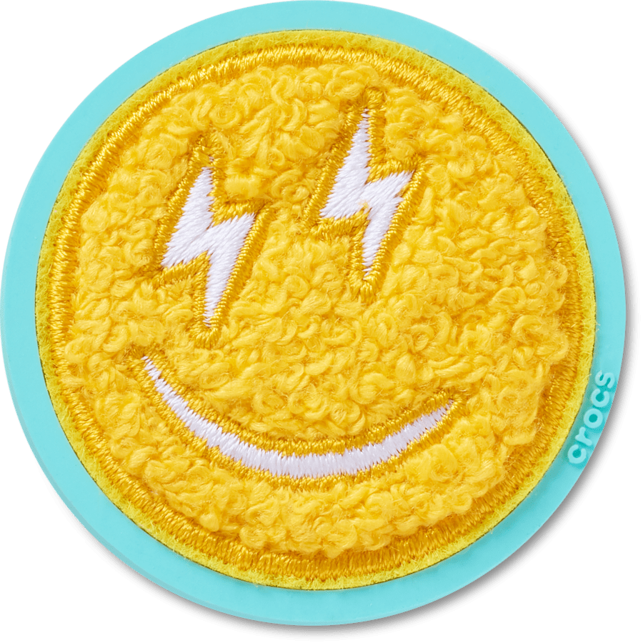Mega Chenille Happy Face Jibbitz™ charms | Crocs outlet