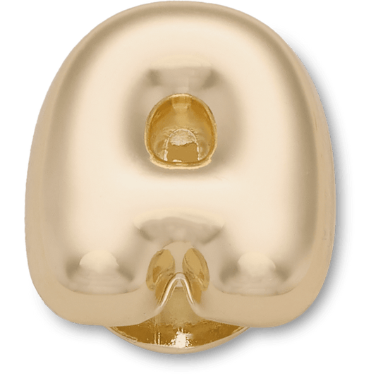 Gold Bubble Letter A Jibbitz™ charms | Crocs near me