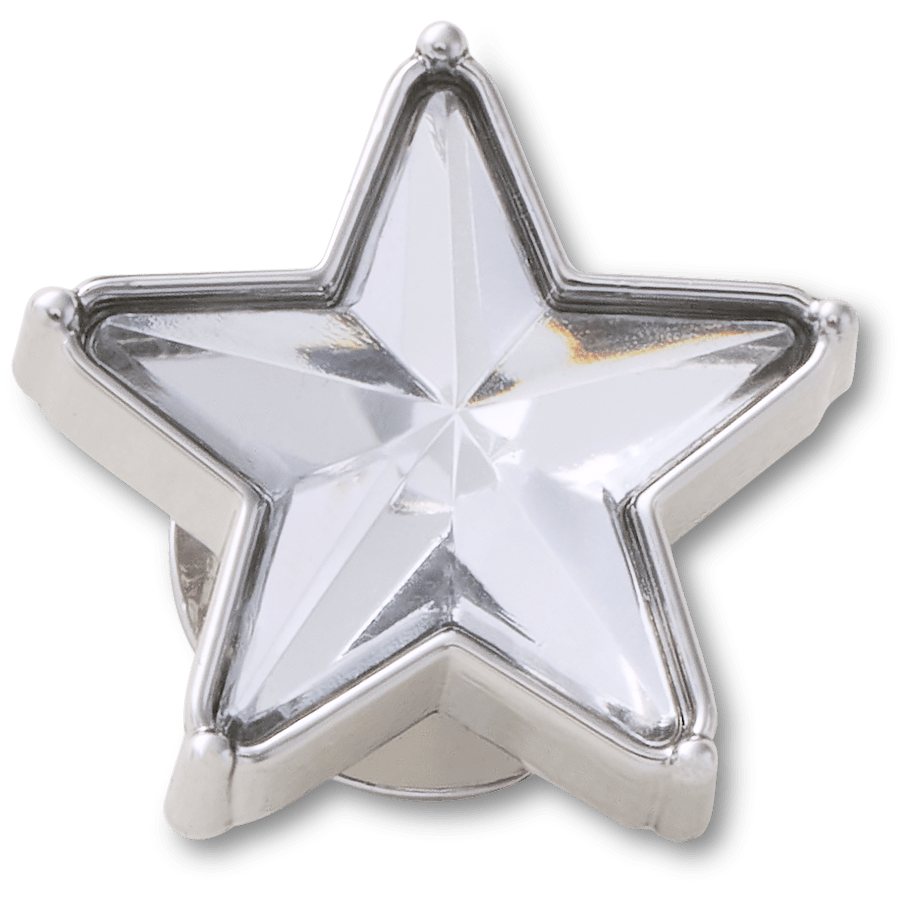 Silver Gem Sparkle Star Jibbitz™ charms | Crocs near me