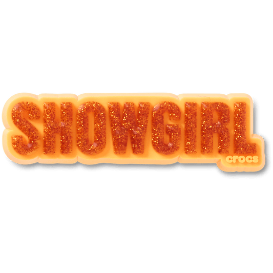 Orange Glitter Sign Jibbitz™ charms | Crocs outlet