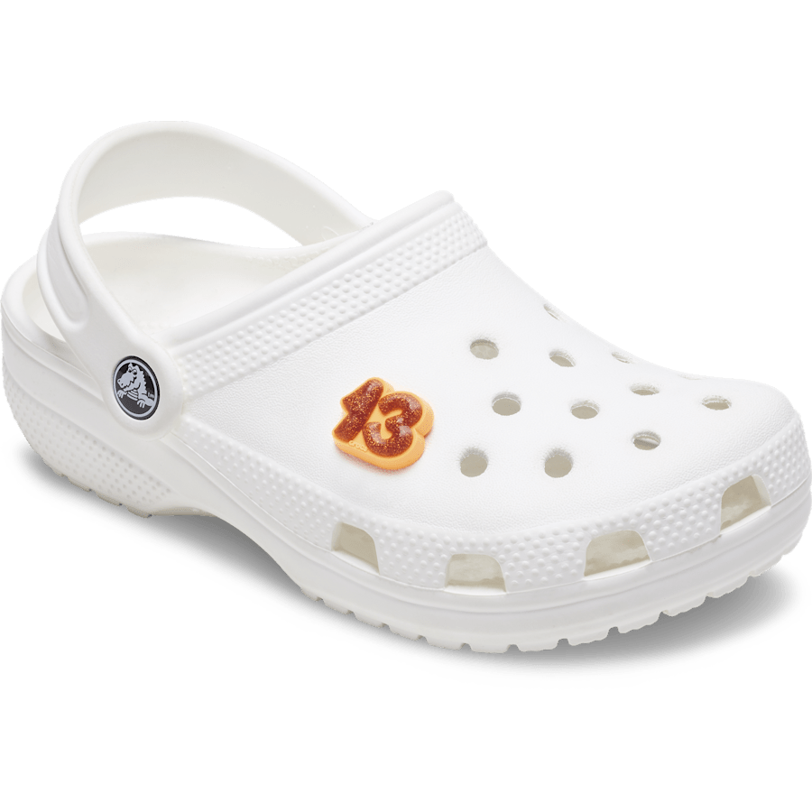 Orange Sparkly Number 13 Jibbitz™ charms | Crocs discount