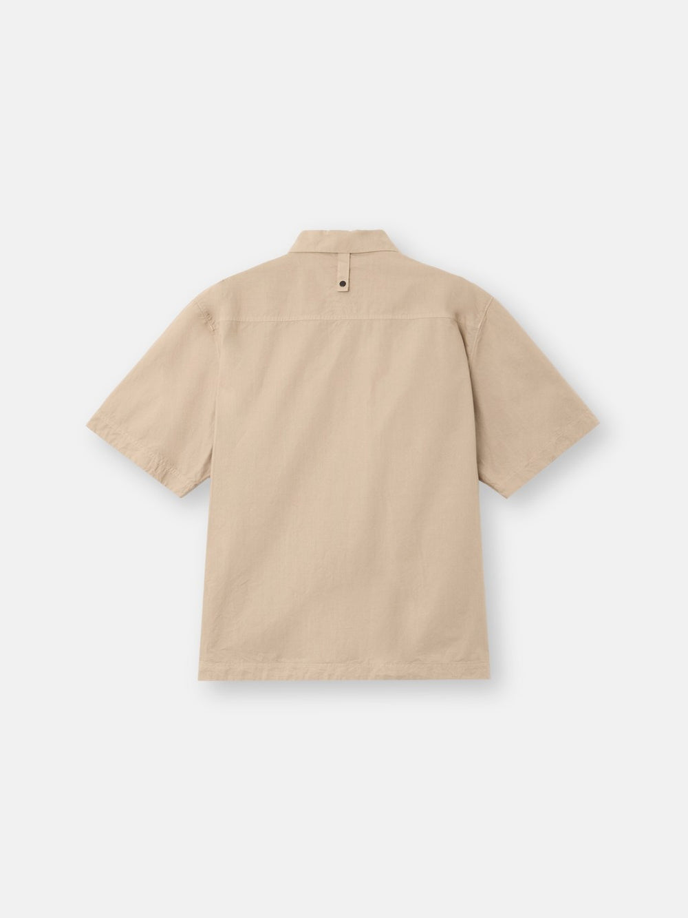 1100006 ORGANIC COTTON TELA 'PARACADUTE' Comfort-fit short-sleeve shirt with chest pocket