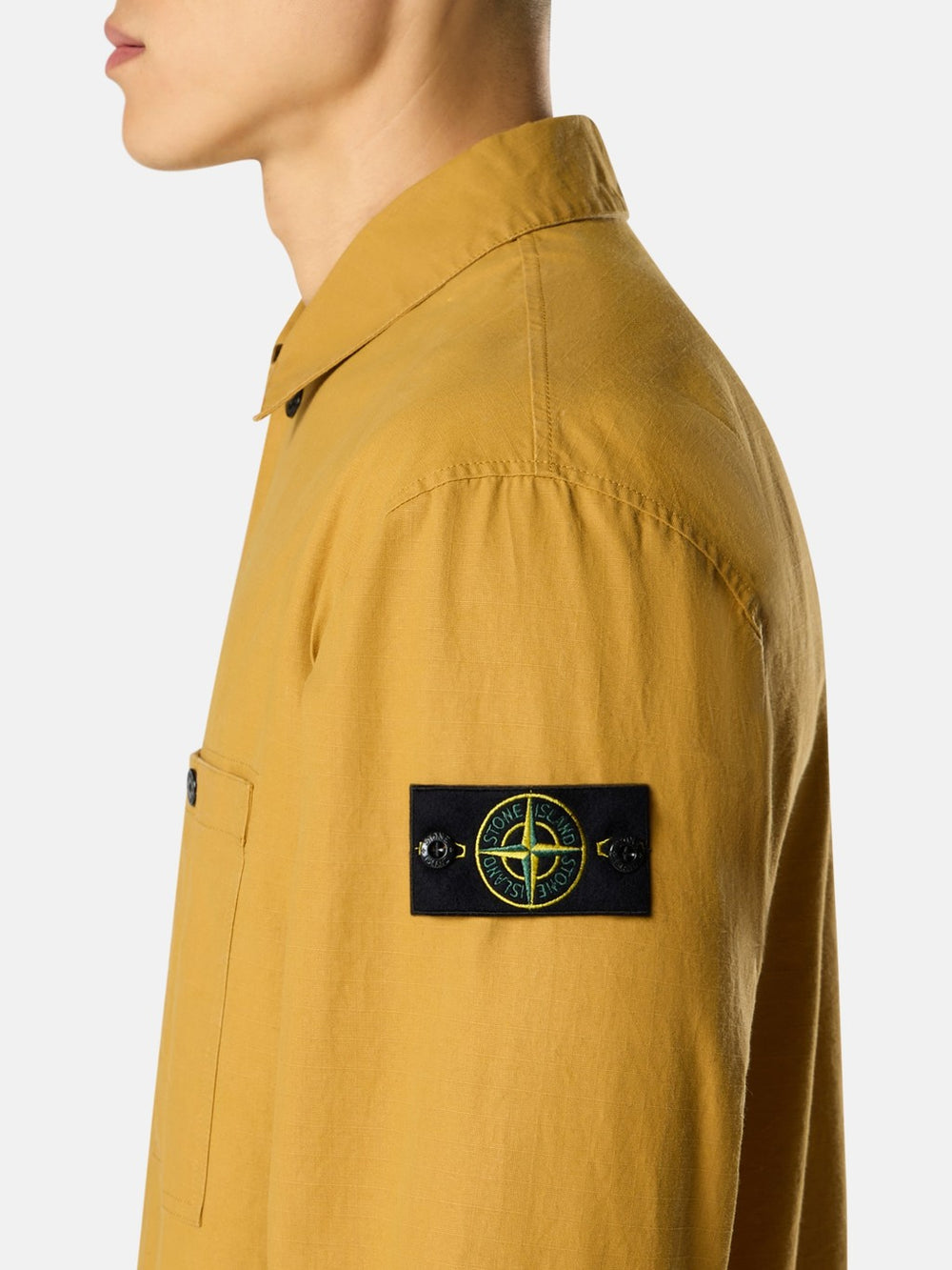 1200018 DOUBLE-COATED COTTON RIPSTOP Comfort-fit overshirt with pockets