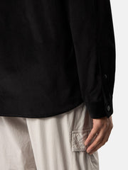 1200040 COTTON MICRO-CORDUROY Regular-fit overshirt with pockets