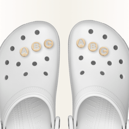 Gold Letter A-Z Jibbitz Shoe Charm | Crocs online