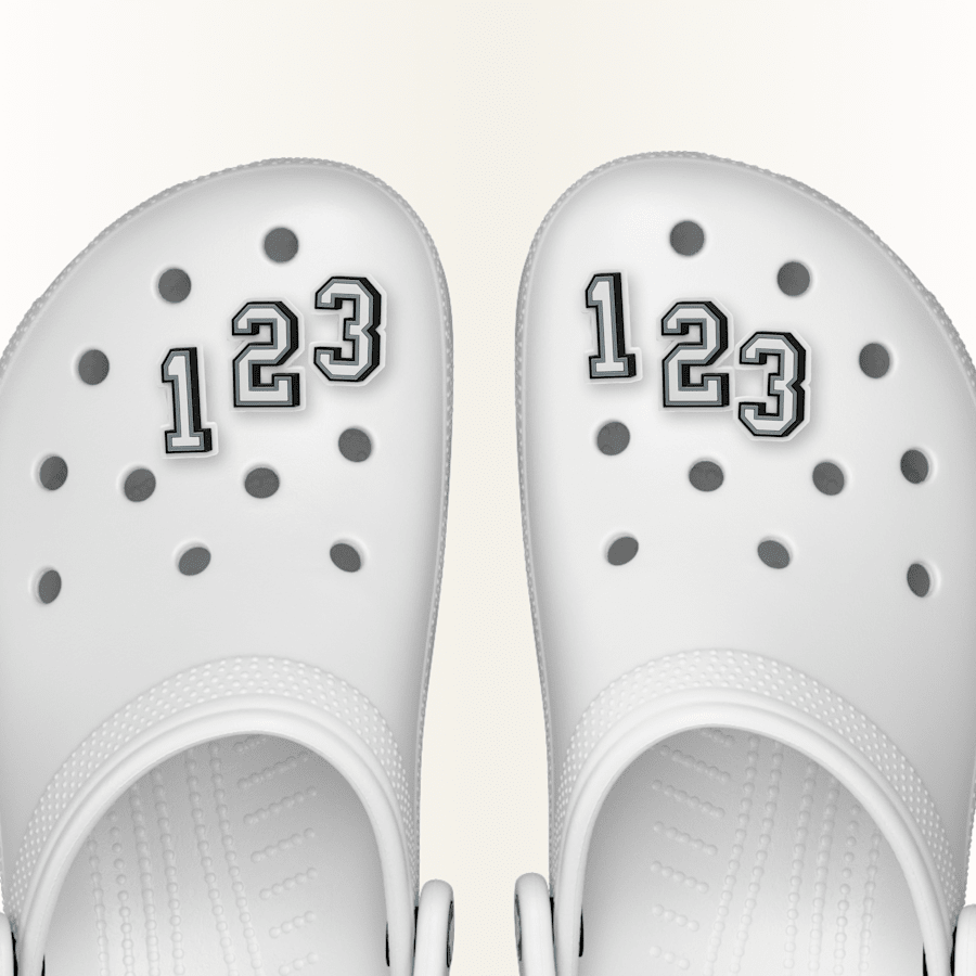 Number 0-9 Jibbitz Shoe Charm | Crocs for sale