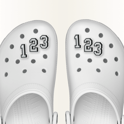 Number 0-9 Jibbitz Shoe Charm | Crocs for sale