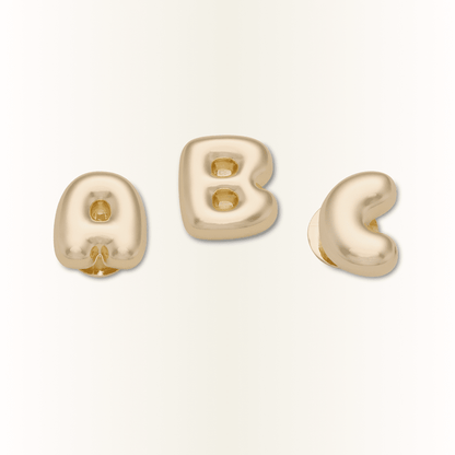 Gold Bubble Letter A-Z Jibbitz™ charms | Crocs US