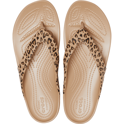 Women's Kadee II Leopard Flip | Crocs on sale