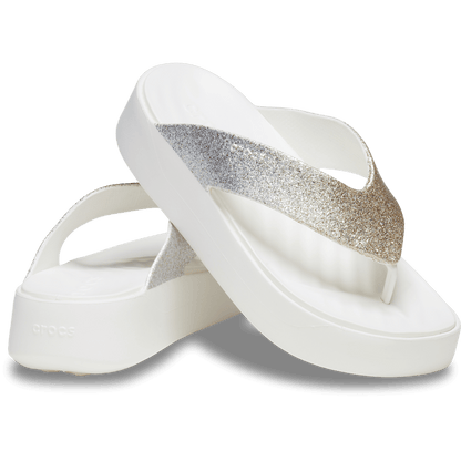 Getaway Chunky Glitter Platform Flip | Crocs for sale