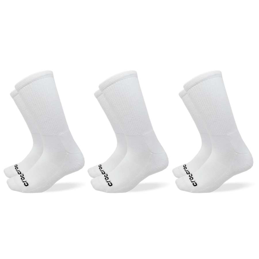 CrocsSocks Crew Texture Logo 3PK | Crocs discount
