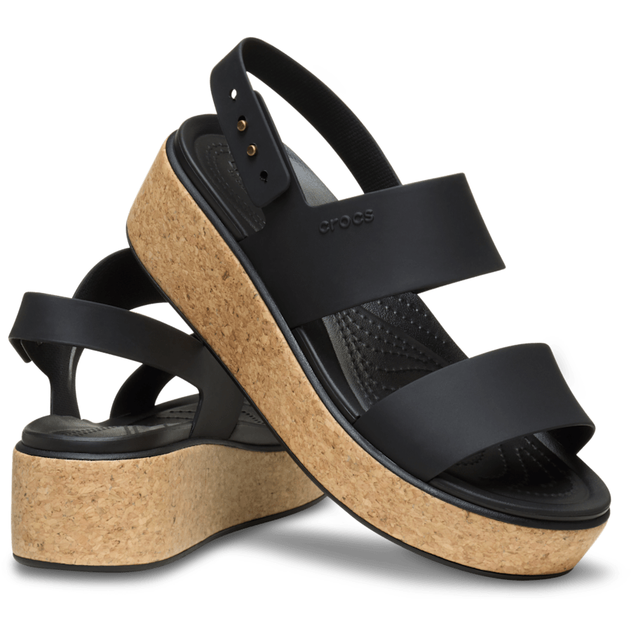 Brooklyn Cork Low Wedge | Crocs US