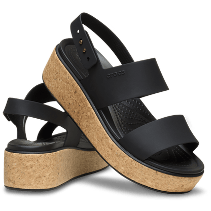 Brooklyn Cork Low Wedge | Crocs US