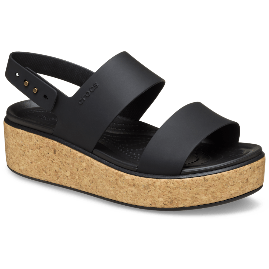 Brooklyn Cork Low Wedge | Crocs US