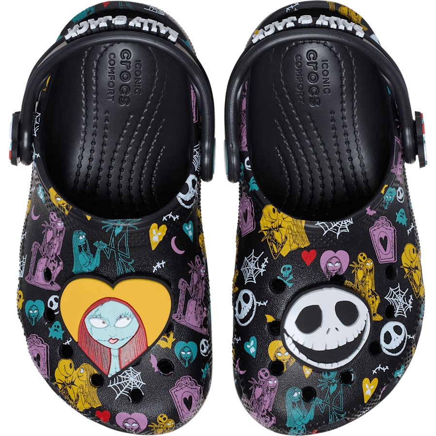 Toddlers’ Disney Tim Burton's The Nightmare Before Christmas Jack and Sally Classic Clog on sale
