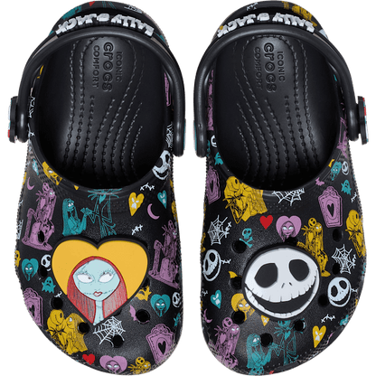 Toddlers’ Disney Tim Burton's The Nightmare Before Christmas Jack and Sally Classic Clog on sale
