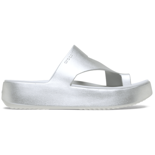 Getaway Metallic Platform Toe Loop | Crocs outlet